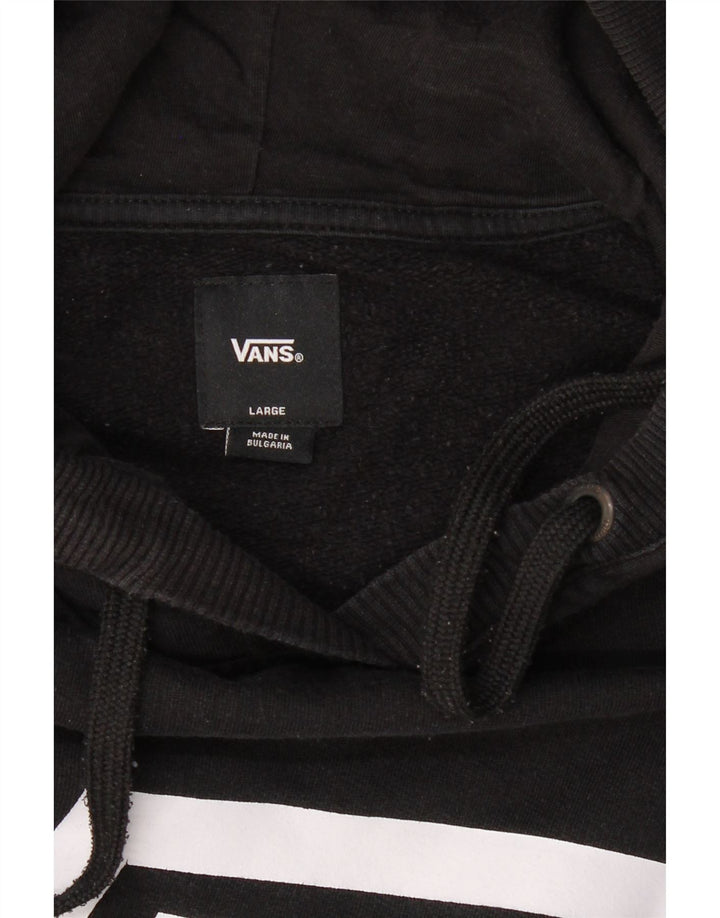 Ανδρικό γραφικό κουκούλα VANS Large Black