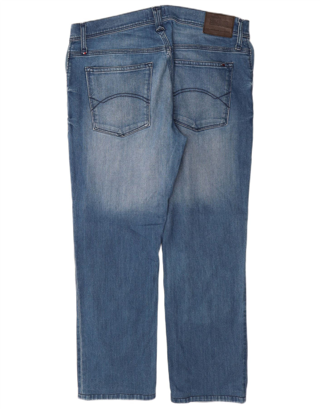 TOMMY HILFIGER Mens Straight Jeans W38 L29 Blue Cotton