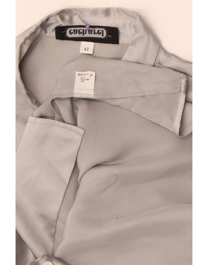 Cacharel Γυναικείο Πουκάμισο Μπλούζα IT 42 Medium Grey Silk