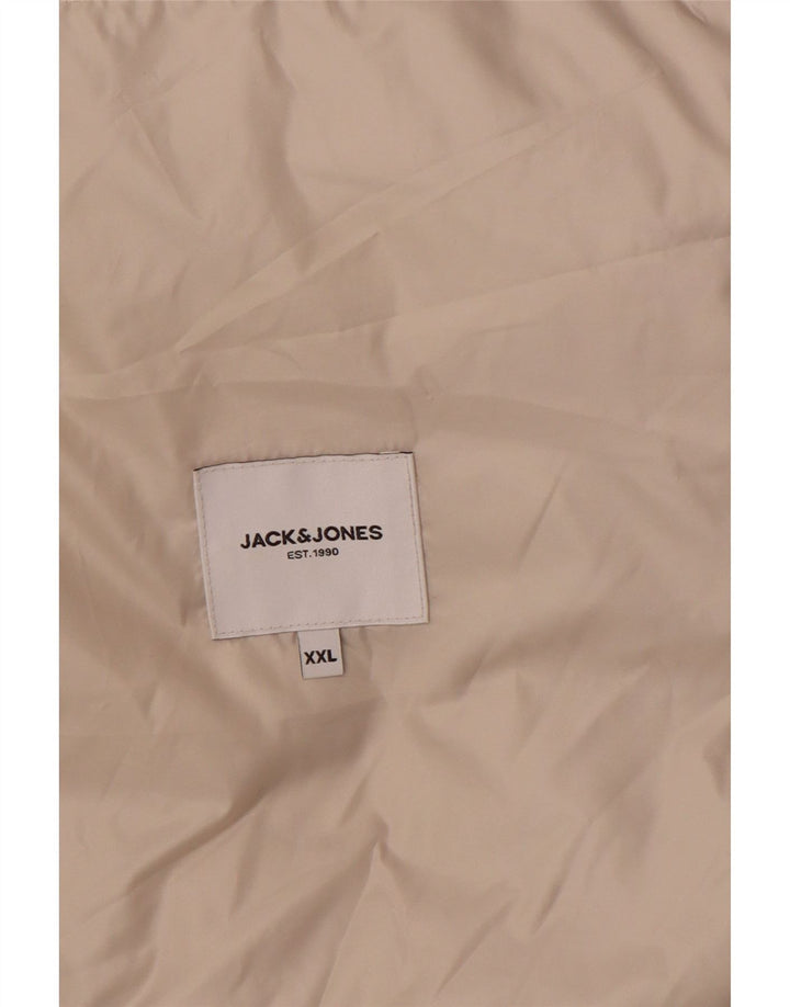 Jack & Jones Ανδρικό μπουφάν με επένδυση UK 44 2XL Beige Polyester