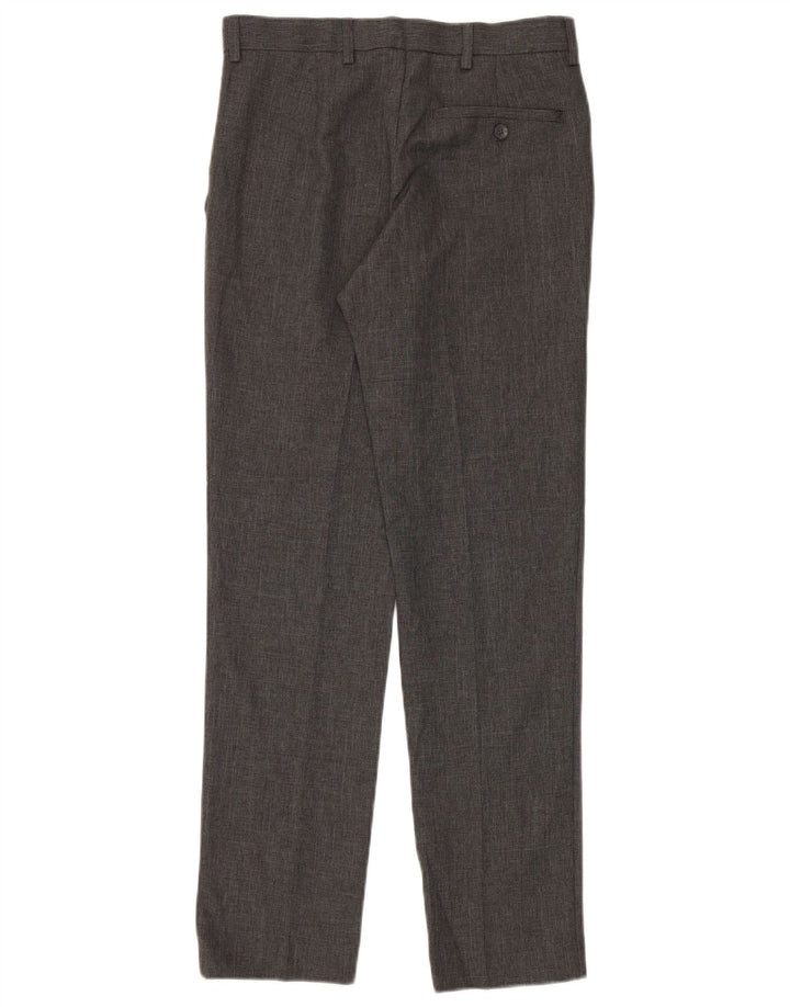 Marks & Spencer Ανδρικό Slim παντελόνι Chino W28 L31 Grey Polyester