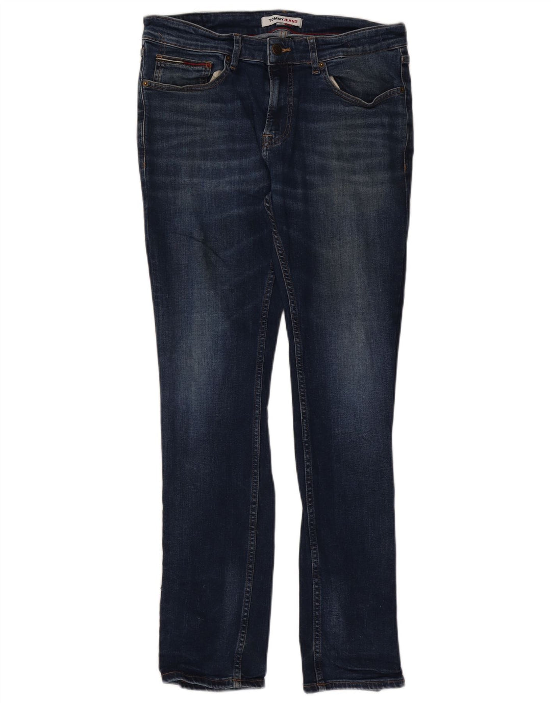 TOMMY HILFIGER Ανδρικό Slim Jeans W34 L32 Μπλε Βαμβακερό