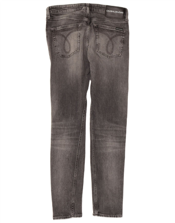 CALVIN KLEIN Γυναικείο Skinny Jeans W31 L32 Γκρι βαμβακερό