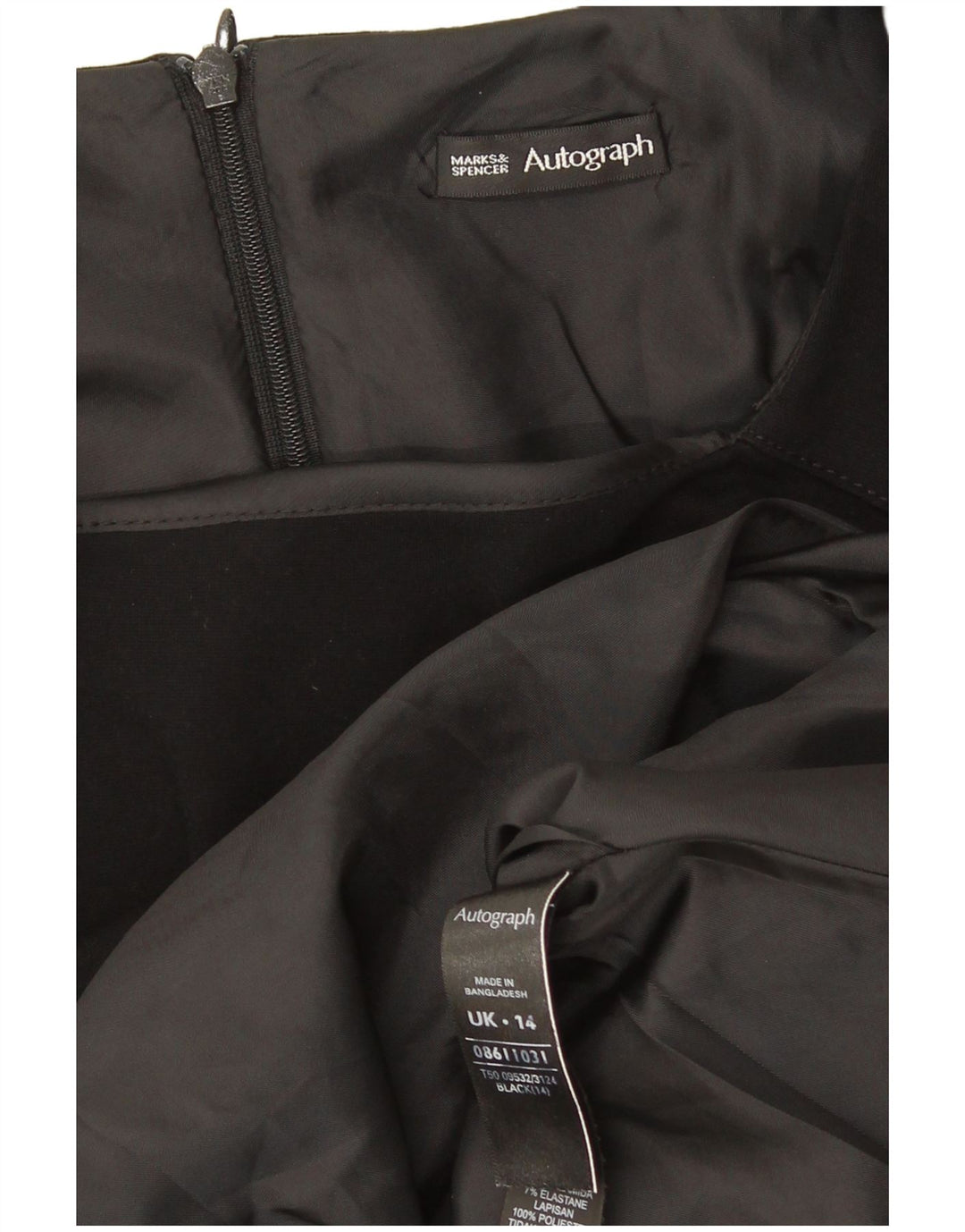 Γυναικείο αμάνικο φόρεμα Marks & Spencer Autograph UK 14 Medium Black