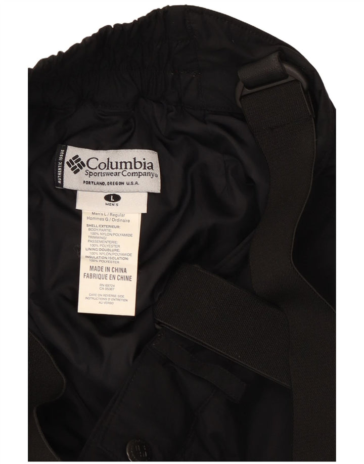 Ανδρικό παντελόνι σκι Columbia Dungarees μεγάλο μαύρο νάιλον