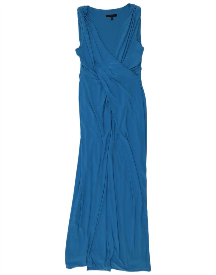 Γυναικείο Maxi Αμάνικο φόρεμα Coast UK 16 Large Blue Polyester