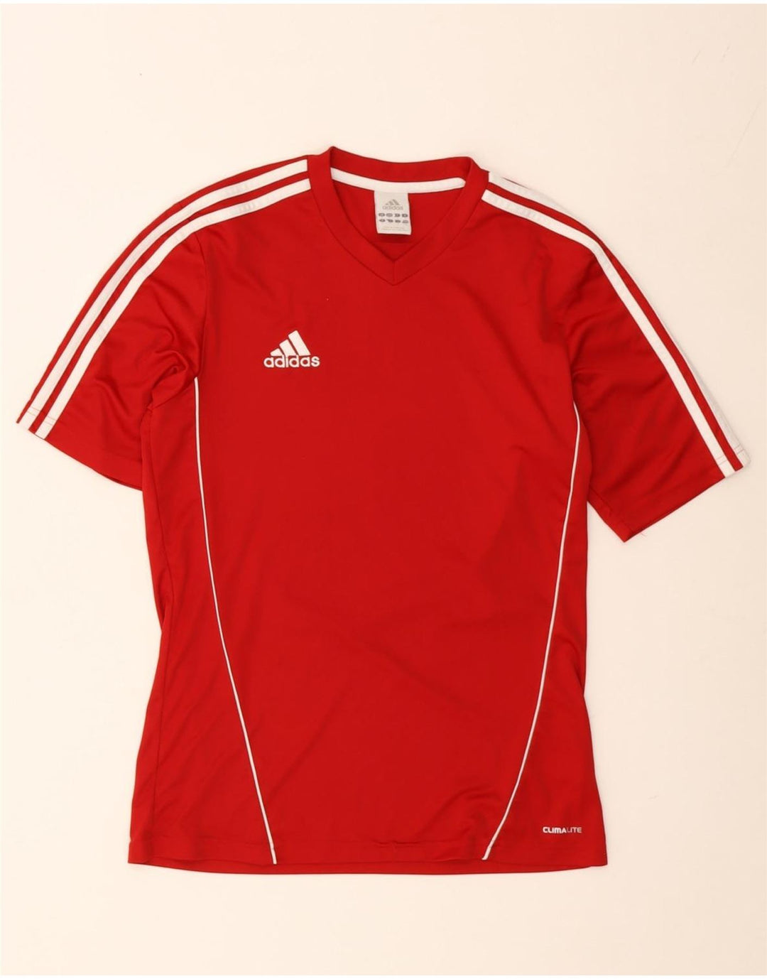 Adidas Ανδρικό T-Shirt Climalite Top Small Red Polyester