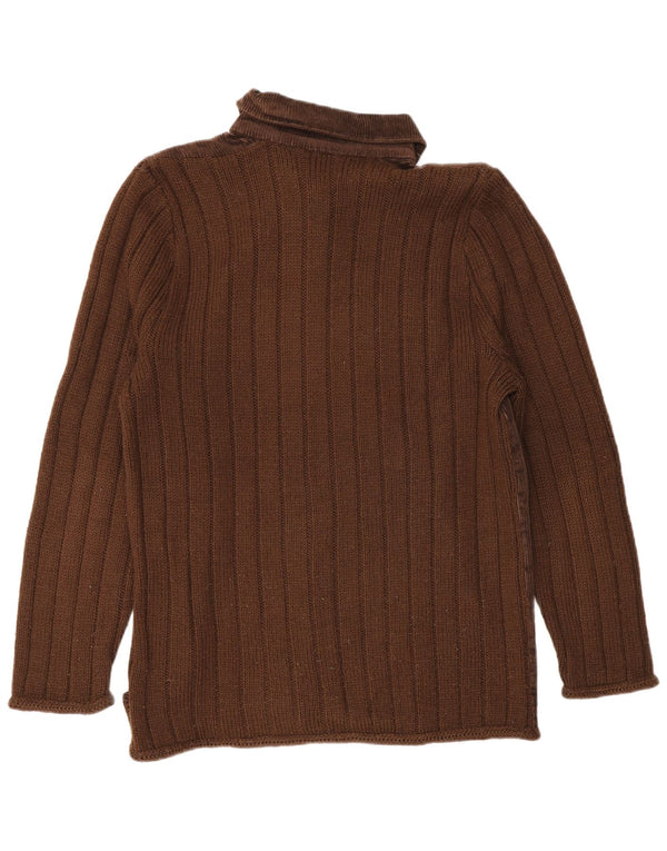 Vintage Γυναικεία Ζακέτα UK 14 Large Brown