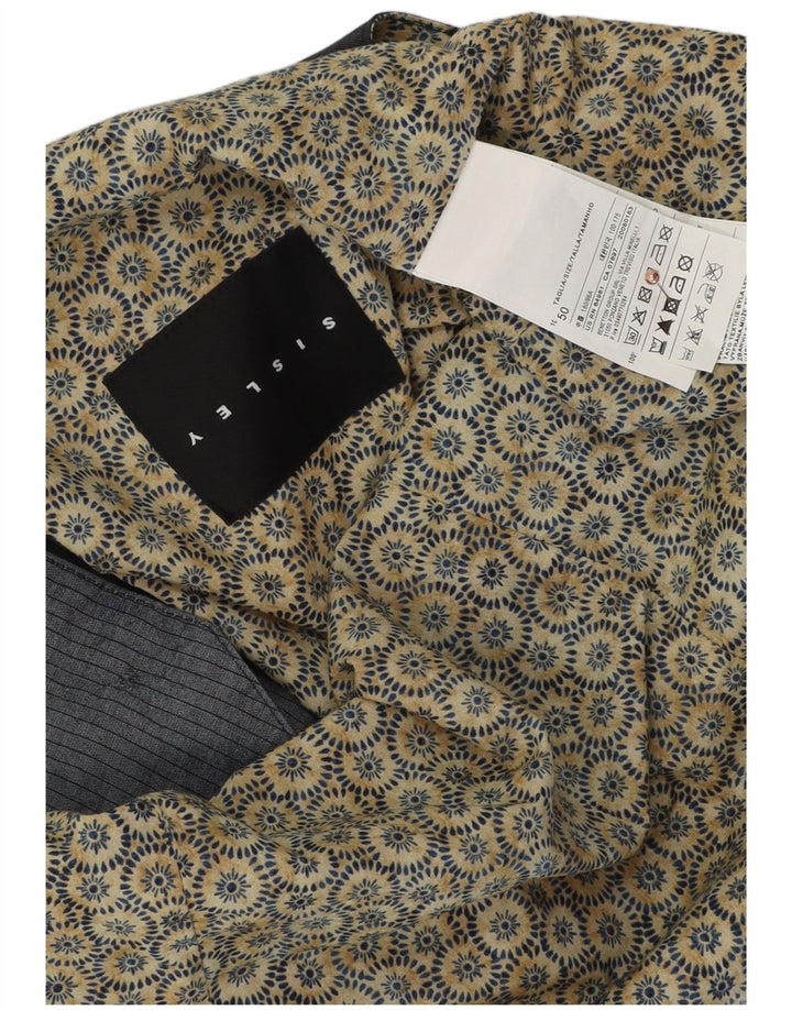 Ανδρικό γιλέκο Sisley IT 50 Βαμβακερό μεσαίο μπλε ρίγες