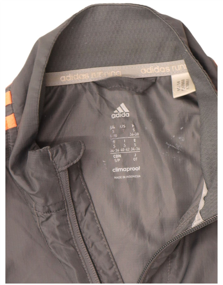 Γυναικεία φόρμα ADIDAS Clima Proof Top Jacket UK 8/10 Small Grey