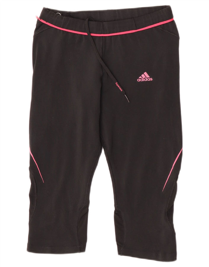 Γυναικεία Adidas Climacool Capri leggings UK 12 Medium Black Polyester