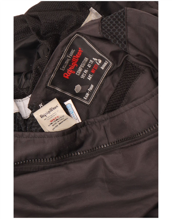 Ανδρικό μπουφάν βροχής Refrigiwear UK 38 Medium Black Polyamide