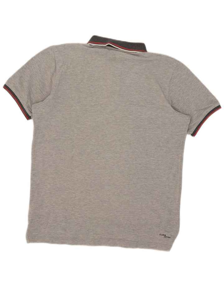 Ανδρικό πουκάμισο Adidas Clima 365 Polo, μεσαίο βαμβακερό γκρι