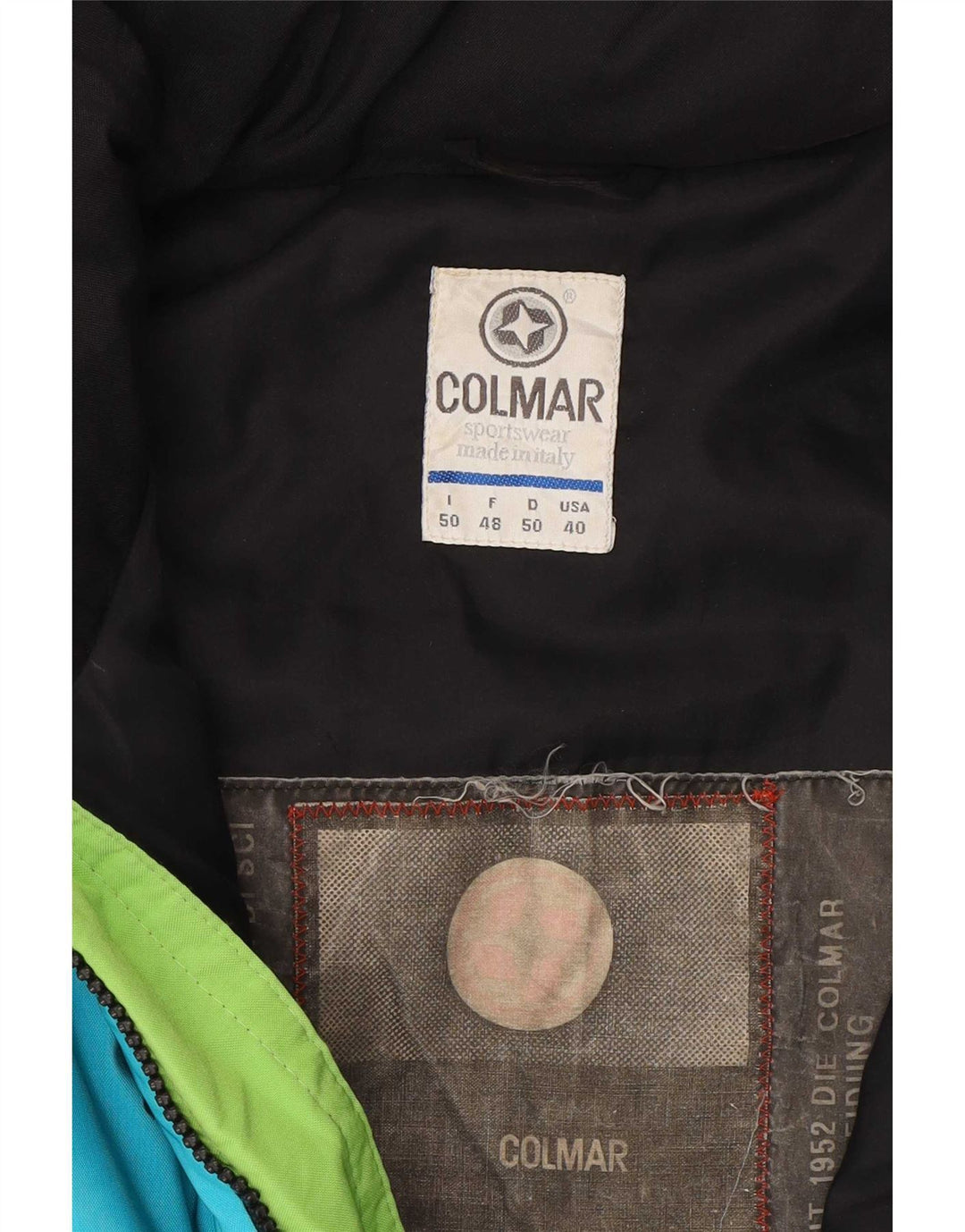 Ανδρικό μπουφάν Colmar με κουκούλα Loose Fit Ski IT 50 Medium Blue Colourblock