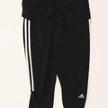 Adidas Γυναικείο κολάν Capri Climalite UK 16 μεγάλο μαύρο πολυεστέρα