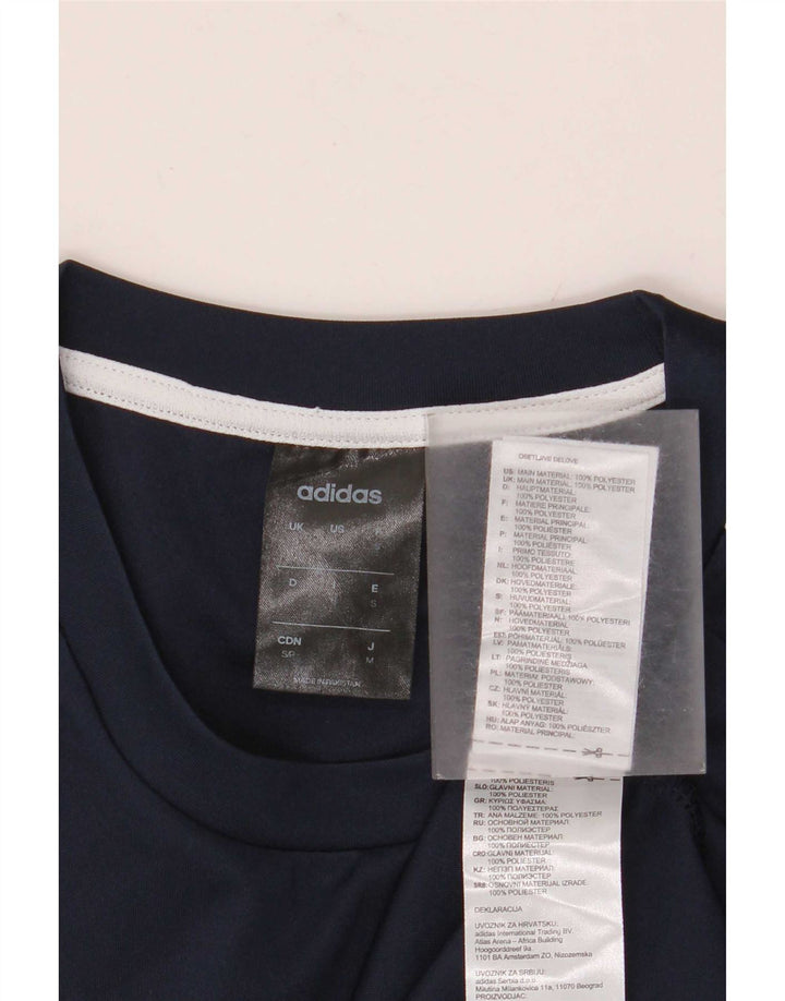 Adidas Ανδρικό T-Shirt Climalite Top Small Navy Blue Polyester
