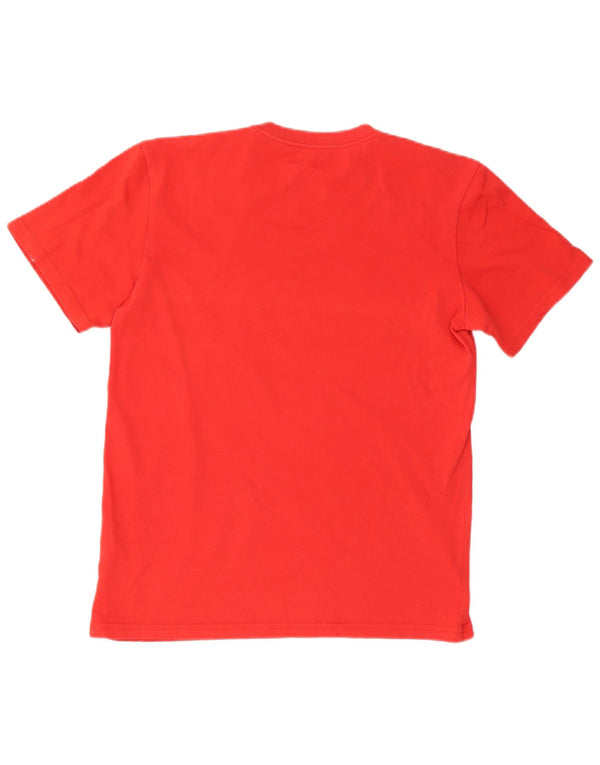 Μπλουζάκι Adidas Mens Chicago Bulls γραφικό μπλουζάκι τοπ μικρό κόκκινο βαμβακερό