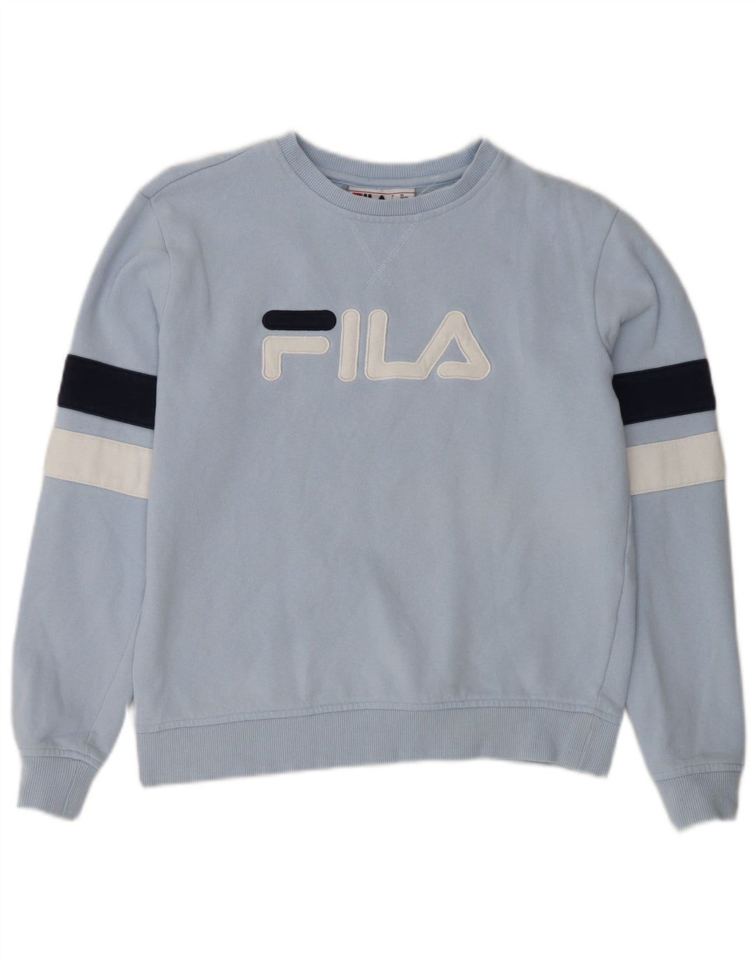 Γυναικείο φούτερ μεγάλου μεγέθους FILA Jumper UK 10 Small Blue Colourblock