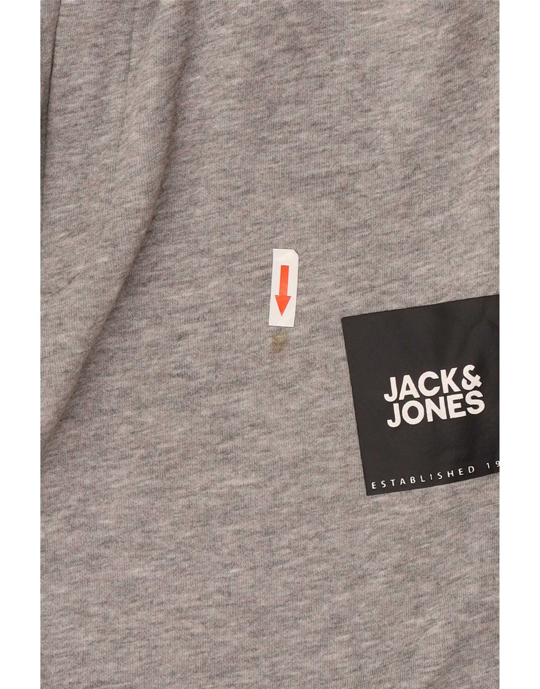 Ανδρική αθλητική φόρμα Jack & Jones Παντελόνι Joggers Βαμβακερό μεσαίο γκρι