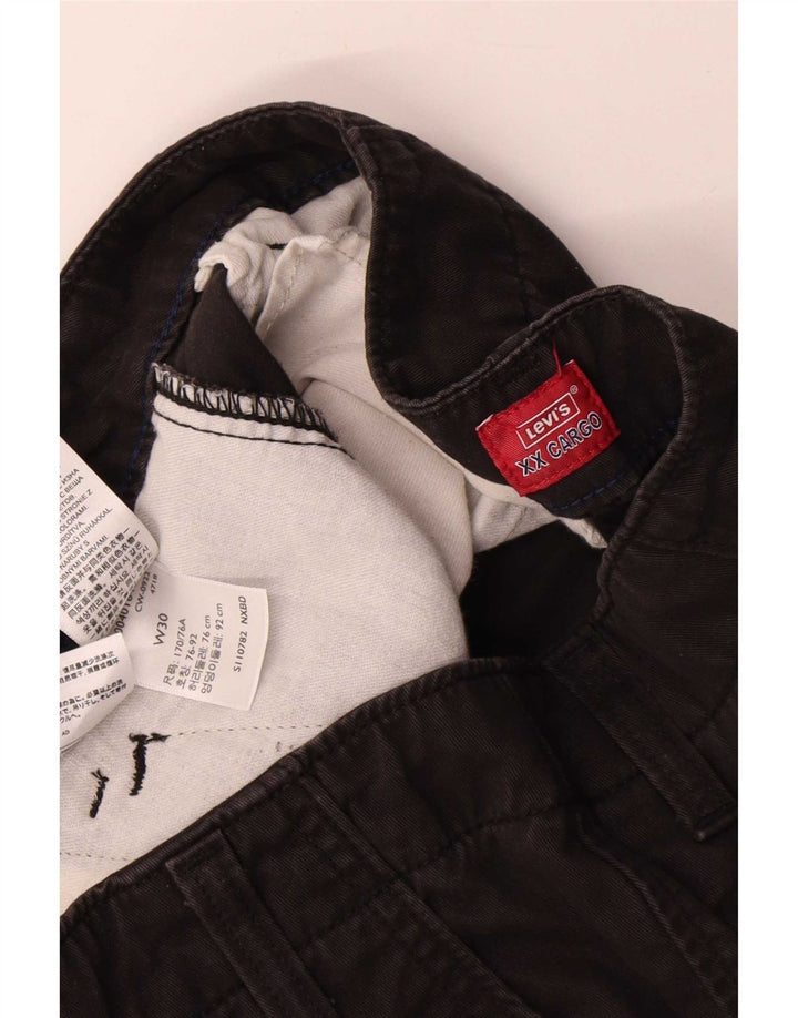 Ανδρικό σορτς Levi's Cargo W30 Μεσαίο μαύρο βαμβακερό