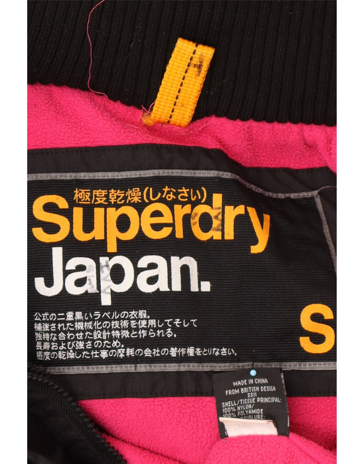 Γυναικείο κουκούλα SUPERDRY τζάκετ UK 10 Small Black