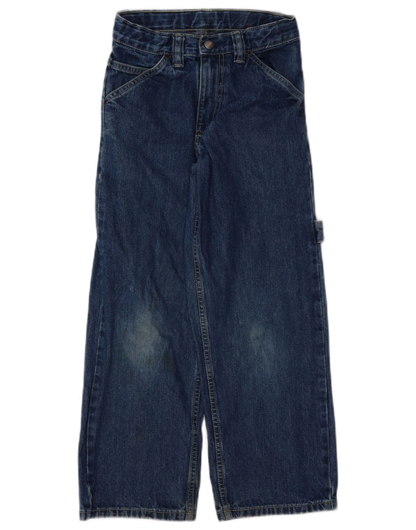 LEE Boys Wide Leg Jeans 7-8 Years W24 L23 Blue