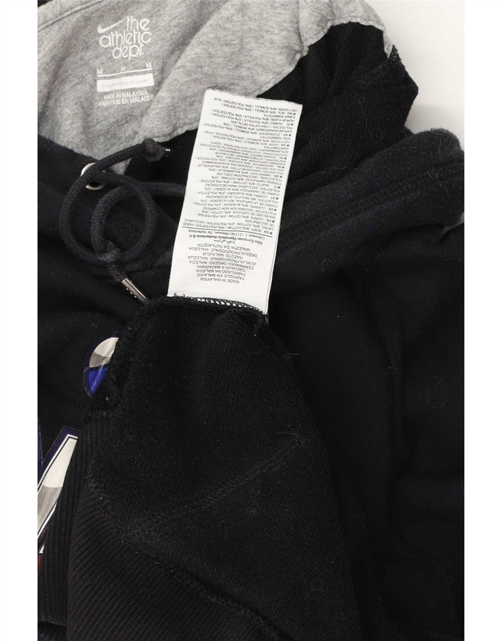 Ανδρικό γραφικό κουκούλα Nike, μεσαίο μαύρο βαμβακερό