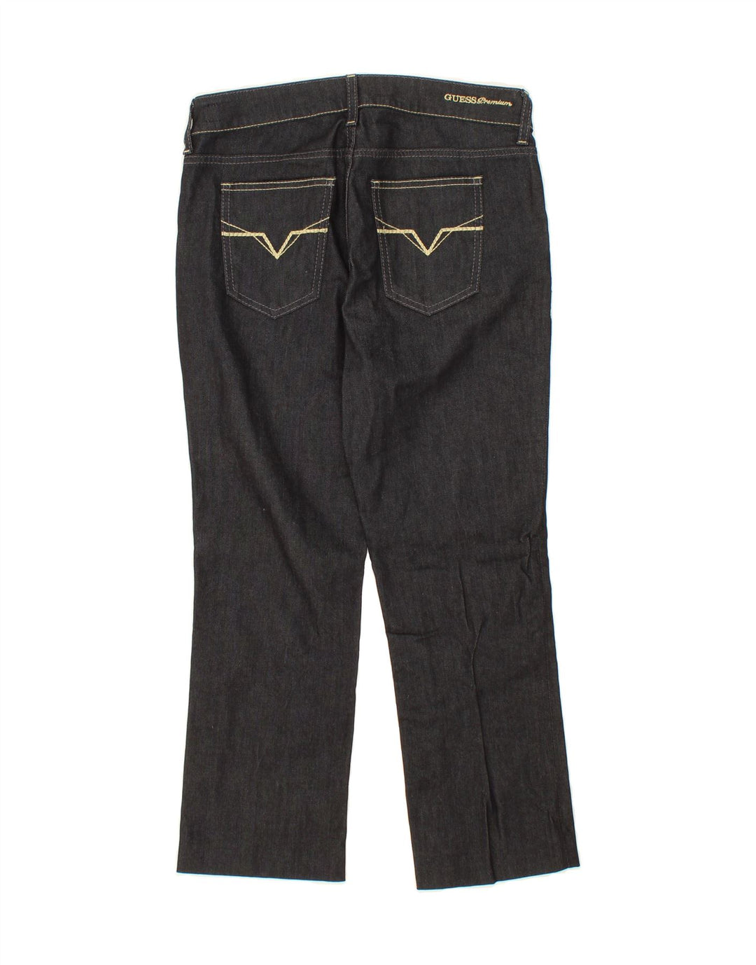 GUESS Womens Nicole Slim Straight Jeans W29 L24 Black Vintage Guess and Second-Hand Guess from Messina Hembry 