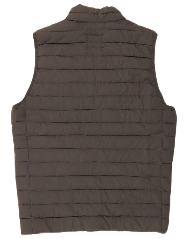 Jack & Jones Ανδρικό padded Gilet UK 36 Small Grey Polyester