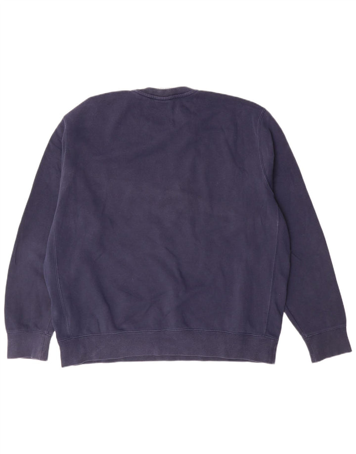 Ανδρικό φούτερ Nike Jumper με μεγάλο μπλε ναυτικό βαμβακερό χρώμα