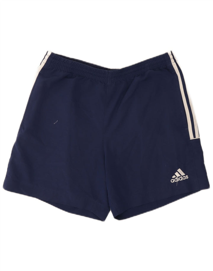 Ανδρικό αθλητικό σορτς Adidas μεγάλο μπλε ναυτικό πολυεστέρα