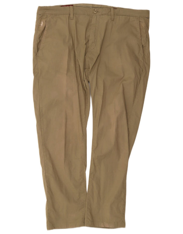 Marlboro Classics Ανδρικό ίσιο παντελόνι Chino EU 54 2XL W38 L28 Khaki