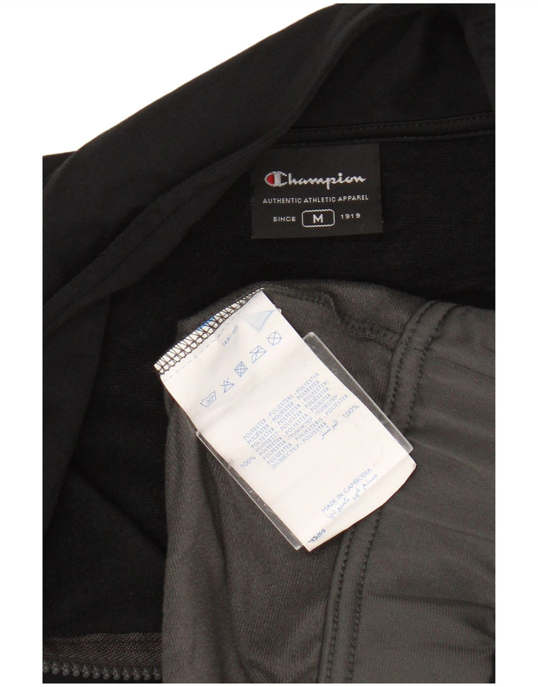 Ανδρική αθλητική φόρμα Champion Top Jacket Medium Black Colorblock Polyester