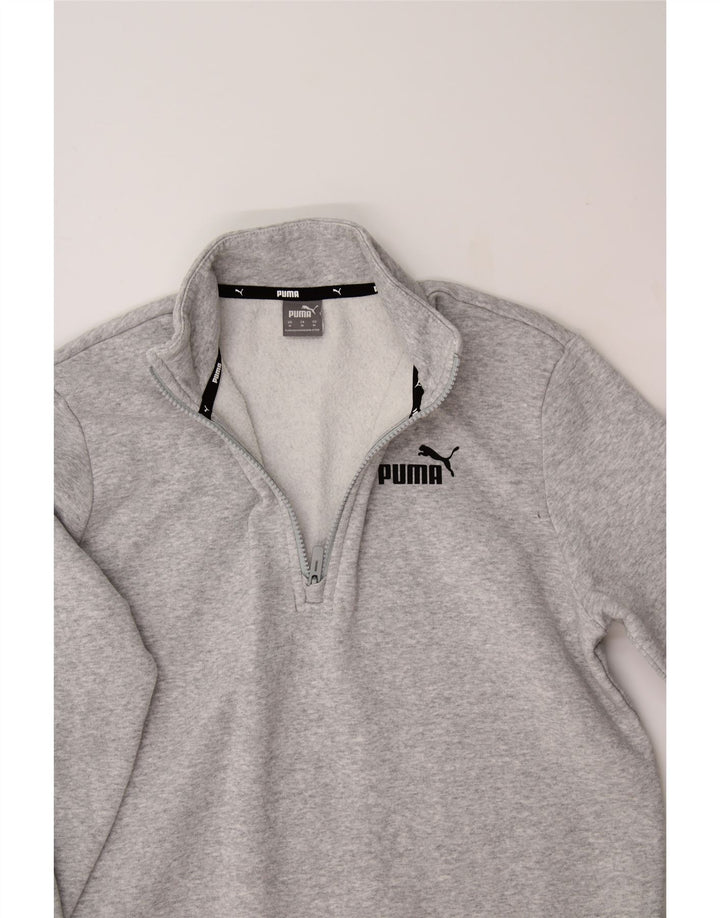 Womens Zip Neck Sweatshirt Jumper UK 14 Medium Vintage Puma and Second-Hand Puma from Messina Hembry 
