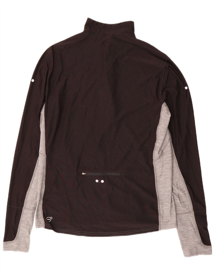 Ανδρική φόρμα πουλόβερ με φερμουάρ PUMA Top Medium Black Colourblock