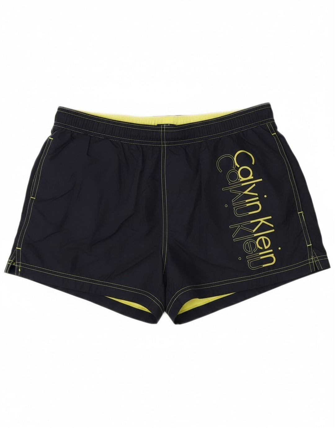 Γραφικό ανδρικό σορτς κολύμβησης Calvin Klein Μεγάλο Navy Blue Polyester