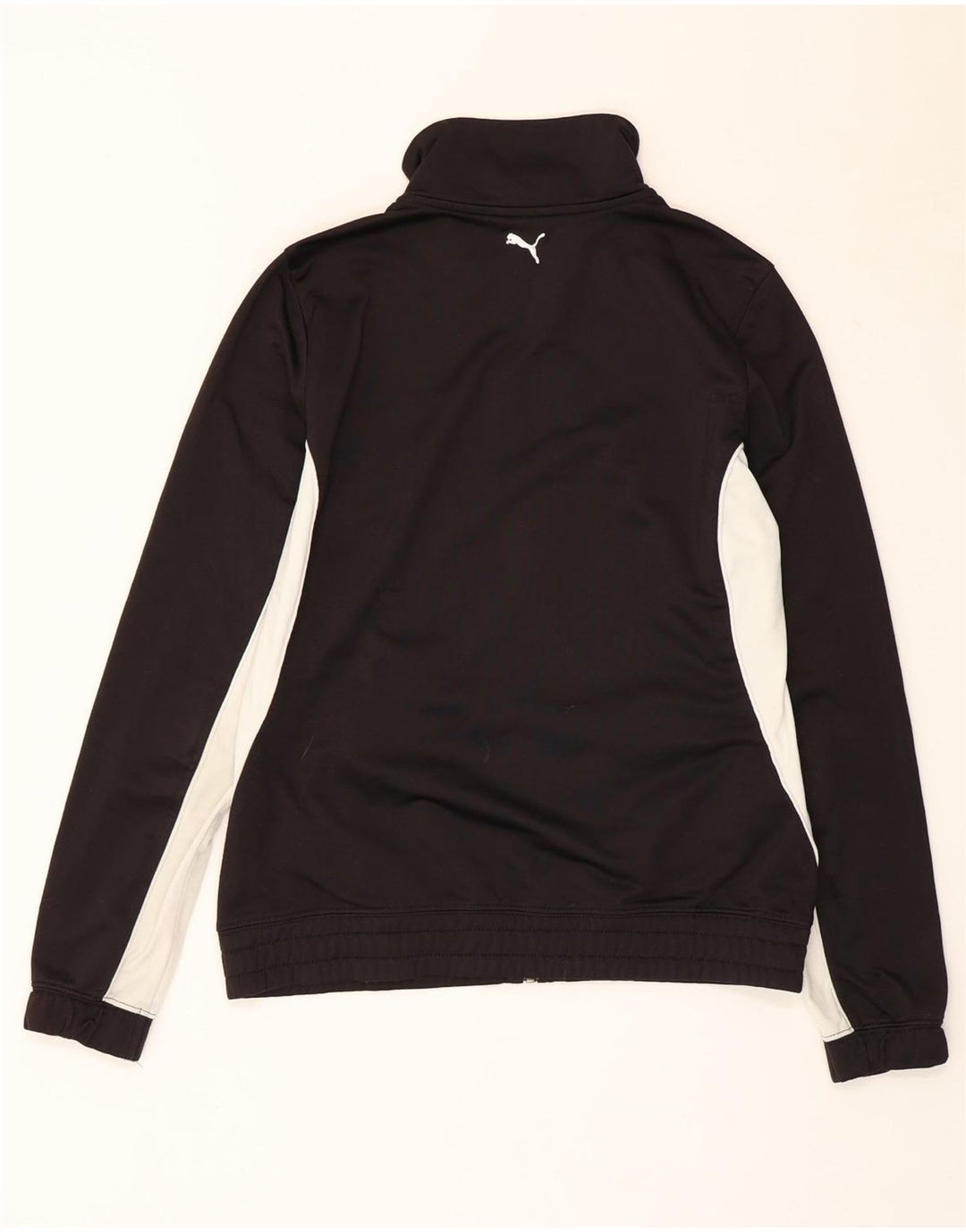 Puma Γυναικεία αθλητική φόρμα Top Jacket UK 14 Large Black Colourblock Polyester