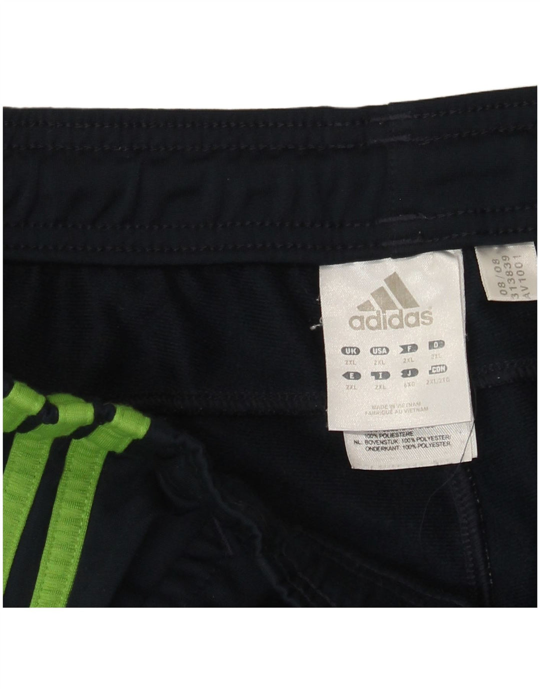 Ανδρική φόρμα Adidas Capri Παντελόνι 2XL Navy Blue Colorblock Πολυεστέρας