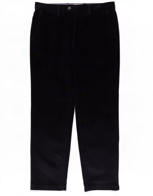 Ανδρικό κανονικό κοτλέ παντελόνι Marks & Spencer W36 L31 Navy Blue Cotton