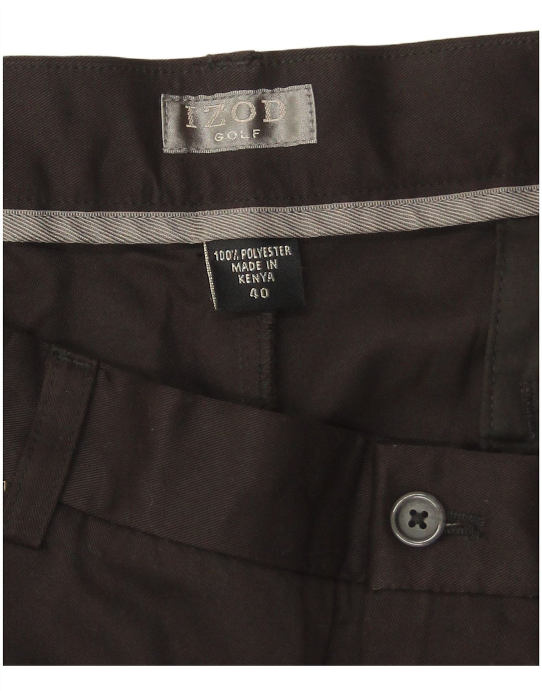 Ανδρικό σορτς chino Golf Izod W40 XL μαύρο πολυεστέρα