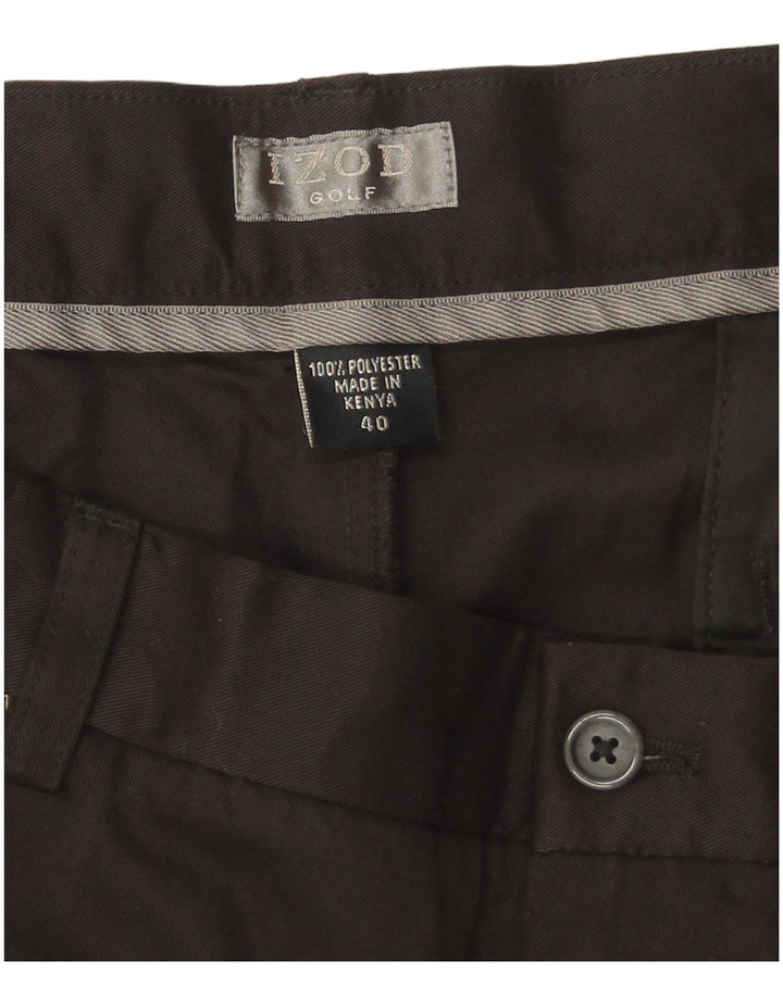 Ανδρικό σορτς chino Golf Izod W40 XL μαύρο πολυεστέρα