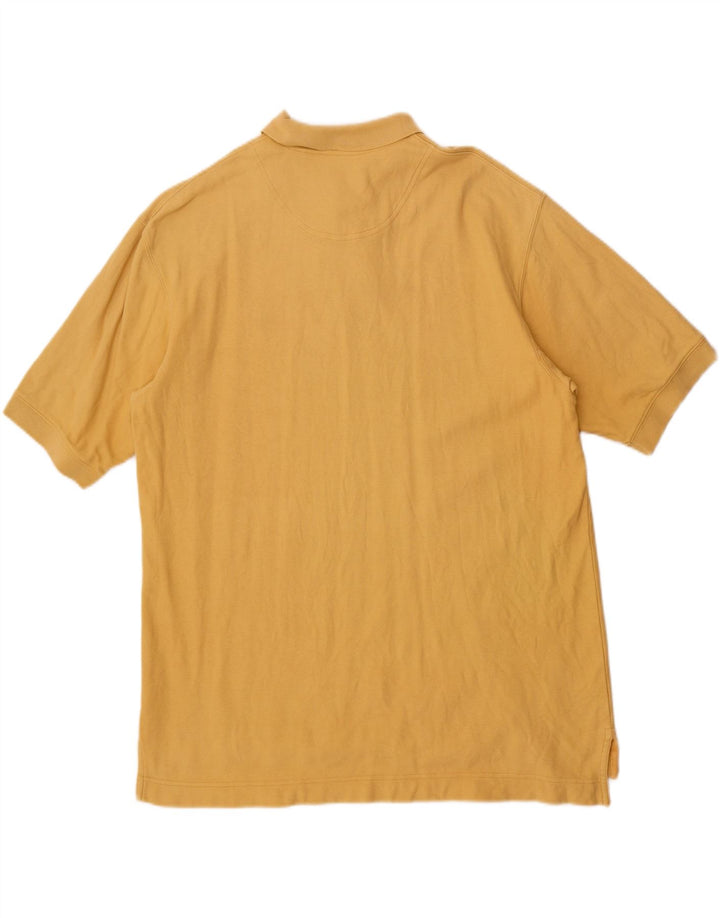 Ανδρικό μπλουζάκι Timberland Polo μεγάλο κίτρινο βαμβακερό