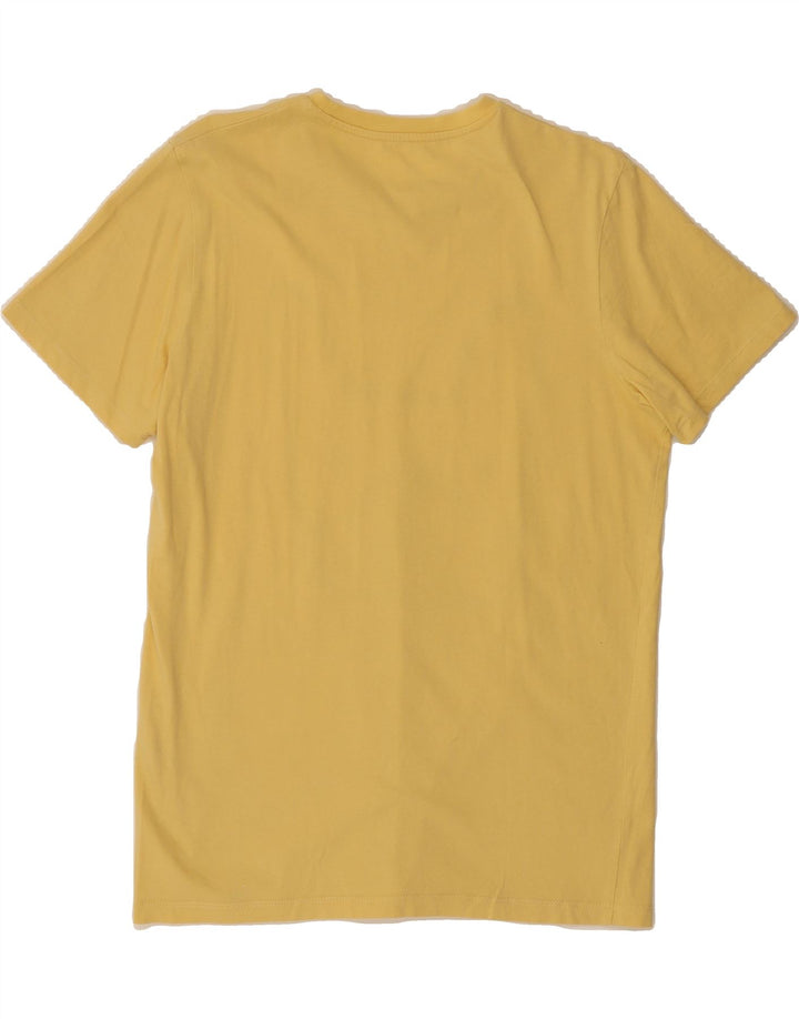 JACK & JONES Mens Graphic T-Shirt Top Medium Yellow Cotton Vintage Jack & Jones and Second-Hand Jack & Jones from Messina Hembry 