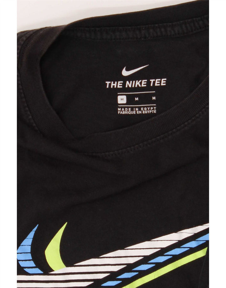 Ανδρικό γραφικό μπλουζάκι Nike, μεσαίο μαύρο