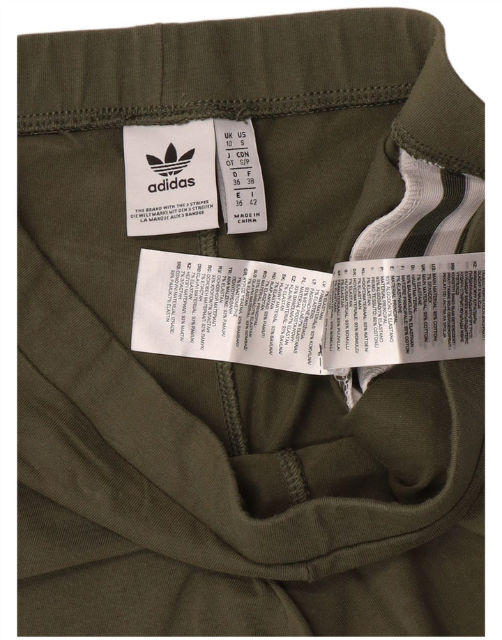 Γυναικείο κολάν ADIDAS UK 10 Small Khaki Cotton