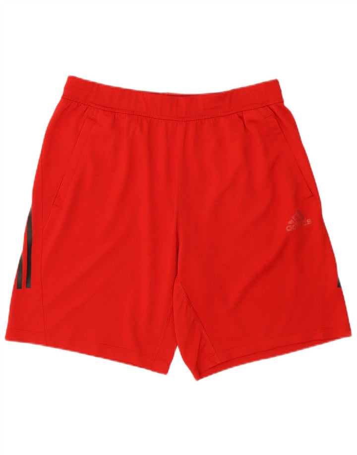 Ανδρικό σορτς Adidas Aeroready Sport μεγάλο κόκκινο πολυεστέρα