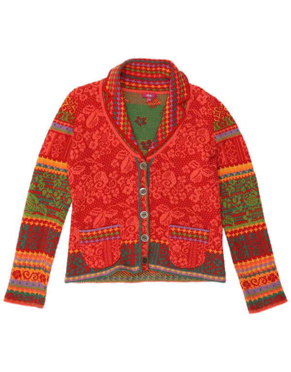 Γυναικεία ζακέτα IVKO UK 14 Large Red Paisley Wool