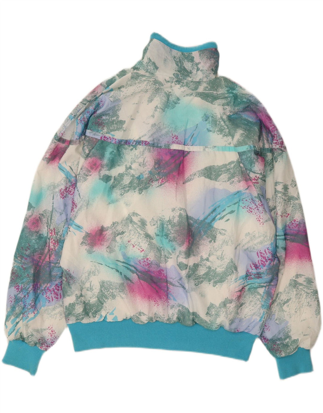 GONSO Womens Tracksuit Top Jacket EU 46 XL Multicoloured Tie Dye Polyamide Vintage Gonso and Second-Hand Gonso from Messina Hembry 