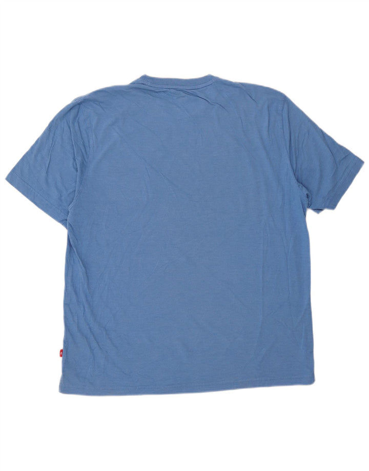 Ανδρικό T-Shirt Izod Top Large Blue