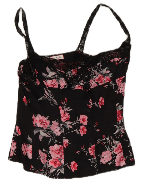 Max & Co. Γυναικείο Κορσέ Τοπ UK 12 Medium Black Floral